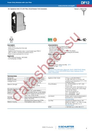 DF12.1250.7110.1 datasheet  